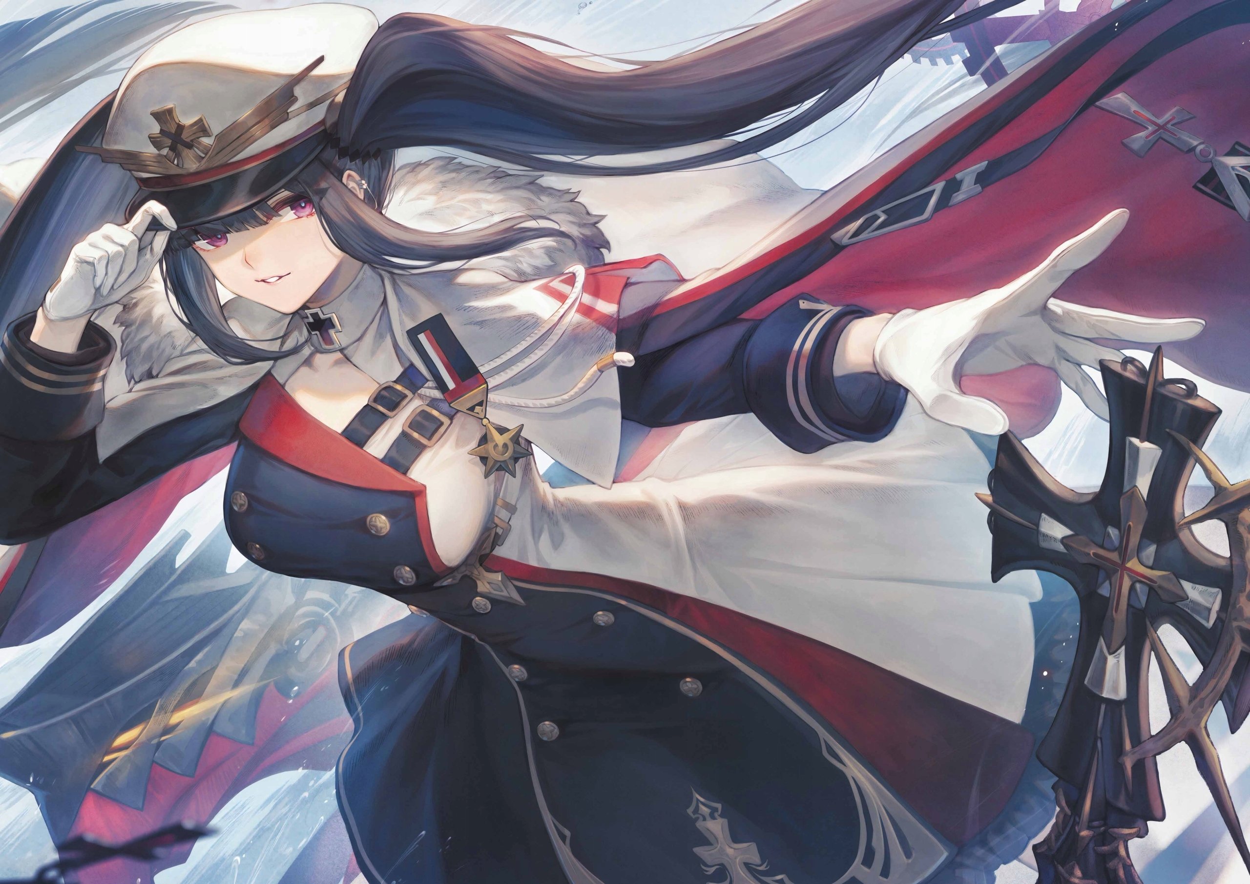 Plakat A2 anime gra Azur Lane