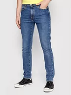 Spodnie męskie - Levi's Jeansy 510 05510-1254 Niebieski Skinny Fit - miniaturka - grafika 1