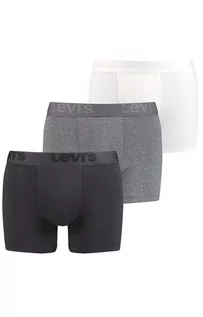 Majtki męskie - Levis 3-pack bawełnianych bokserek męskich 905045001, Kolor multicolour, Rozmiar XL, Levis - grafika 1