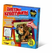 Zabawki kreatywne - Mirage Hobby Zestaw Kreatywny do malowania Golden Retriver - miniaturka - grafika 1