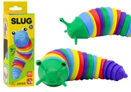 Zabawki sensoryczne - Giętki Ślimak Gąsienica Robak Sensoryczny Antystresowy Kolorowy LEAN TOYS - miniaturka - grafika 1