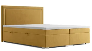 Łóżko kontynentalne 120x200 N6-H69 - Łóżka Łóżko kontynentalne 120x200 N6-H69 - Łóżka - miniaturka - grafika 1