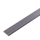 Listwy i profile - Listwa Kompozytowa Prosta Premium Gray 50x10 mm – dł. 2,4 m - miniaturka - grafika 1