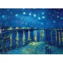 Bluebird Puzzle Puzzle 3000 Gwiaździsta noc nad Ronem, van Gogh - Bluebird Puzzle - Puzzle - miniaturka - grafika 1