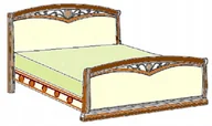 Prześcieradła - Flanelka Prześcieradło z bawełny z gumą 160x200 bawełna 100% 160 Pbzg 46 seledyn jas - miniaturka - grafika 1