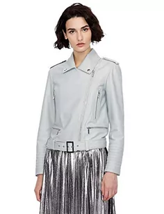 Armani Exchange Damska kurtka motocyklowa, High Rise, M - Kurtki damskie - miniaturka - grafika 1