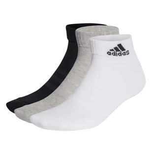 Skarpety adidas Cushioned Sportswear Ankle Socks 3p - Skarpetki sportowe męskie - miniaturka - grafika 1