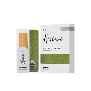 D'Addario ODJR1025 Organic Reserve Alto Sax 2,5 stroik - Akcesoria do instrumentów dętych - miniaturka - grafika 1