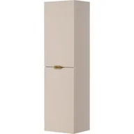 Szafki łazienkowe - Słupek łazienkowy wiszący piaskowy złoty uchwyt 143,5x40 cm Magnolia Gante - miniaturka - grafika 1