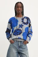 Swetry damskie - Desigual sweter NIAGARA damski kolor szary lekki 24WWJF32 - miniaturka - grafika 1