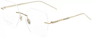 Jimmy Choo Damskie okulary przeciwsłoneczne Jc364/G, różowe złoto, 50, różowe złoto - Okulary przeciwsłoneczne - miniaturka - grafika 1