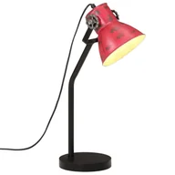 Lampy stojące - vidaXL Lampa stołowa, 25 W, postarzany czerwony, 17x17x60 cm, E27 - miniaturka - grafika 1