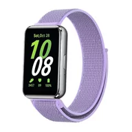 Akcesoria do smartwatchy - opaska pasek bransoleta NYLON Samsung Galaxy FIT 3 fioletowa - miniaturka - grafika 1