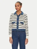 Swetry damskie - Morgan Kardigan 251-MNAKI Beżowy Regular Fit - miniaturka - grafika 1