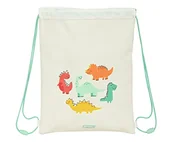 Plecaki - Safta - Plecak Junior, łatwy do czyszczenia, plecak, idealny dla dzieci w różnym wieku, wygodny i wszechstronny, jakość i wytrzymałość, 26x1x34 cm, kremowy kolor, Krem, Estándar, Casual - miniaturka - grafika 1