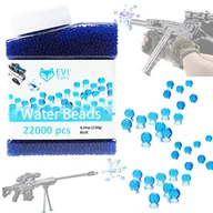 Zabawki militarne - Kulki żelowe wodne do Pistoletu i Karabinu 7-8mm - niebieskie 22000 sztuk - miniaturka - grafika 1