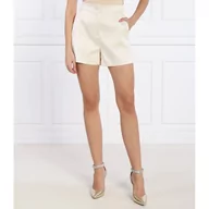 Spodenki damskie - GUESS Satynowe szorty AURORA | Relaxed fit | high waist - miniaturka - grafika 1