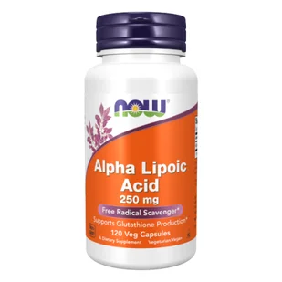 Now Foods NOW Alpha Lipoic Acid 250mg 120vegcaps - Witaminy i minerały - miniaturka - grafika 1