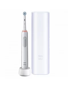 Braun Oral-B szczoteczka elektryczna PRO3 3500 White Sensi UltraThin + Etui /OUTLET/  - uszkodzone/wgniecione opakowanie zewnętrzne (pudełko) - AGD OUTLET - miniaturka - grafika 1
