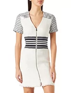 Sukienki - PINKO Damska sukienka Aglie Abito Tweed, Zbk biały/niebieski/srebrny, 42/Krótki - miniaturka - grafika 1