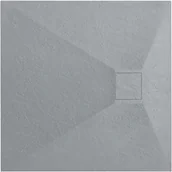 Brodziki prysznicowe - Rea Brodzik prysznicowy Magnum Grey 90x90 - miniaturka - grafika 1
