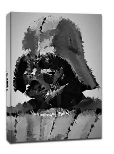 POLYamory - Darth Vader, Gwiezdne Wojny Star Wars - obraz na płótnie Wymiar do wyboru: 61x91,5 cm - Obrazy i zdjęcia na płótnie - miniaturka - grafika 1