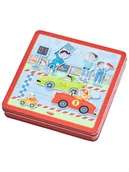 Klocki - Haba Gra magnetyczna "Flotte Flitzer" - 3+ - miniaturka - grafika 1