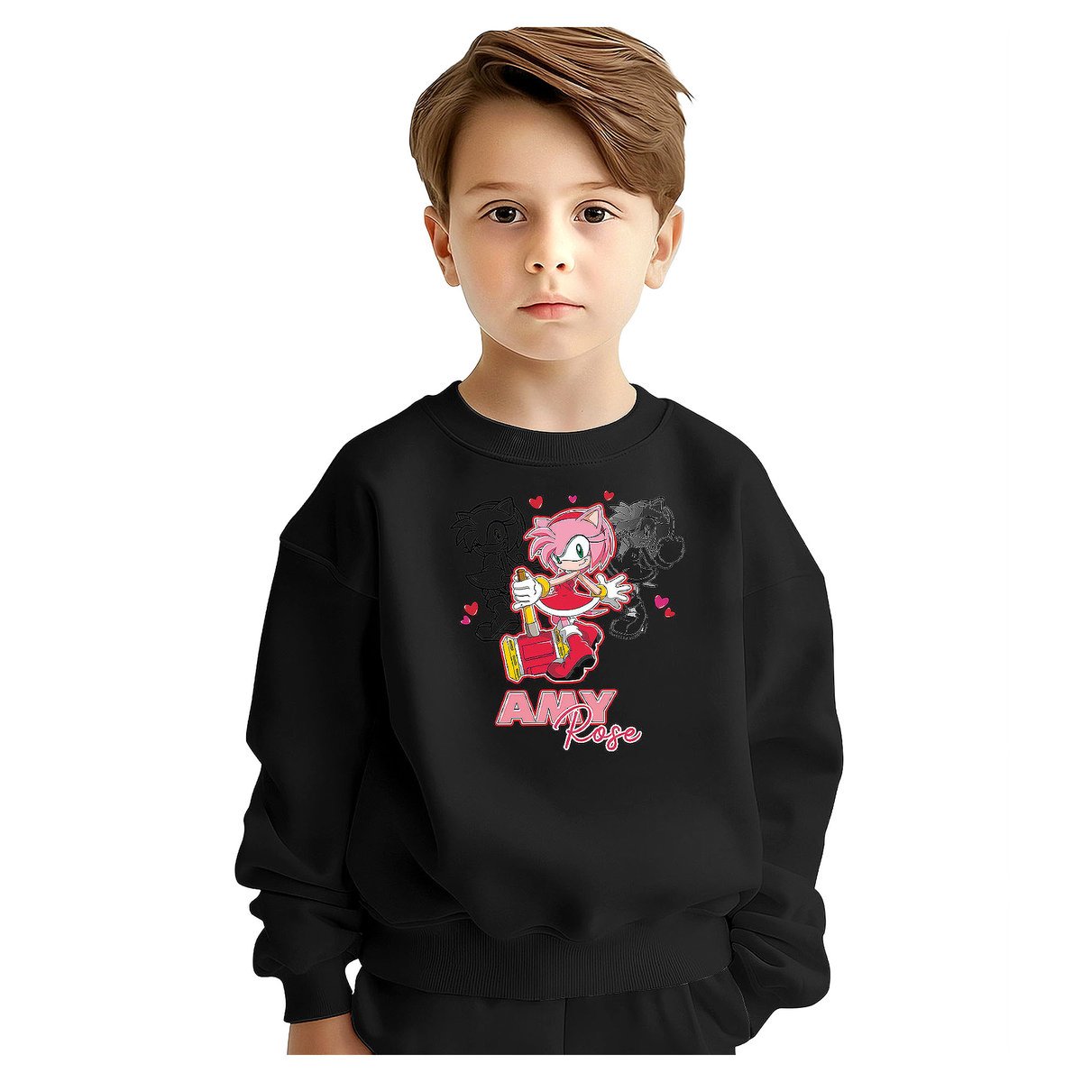 BLUZA DZIECIĘCA MŁODZIEŻOWA SONIC 104 WZORY PREZENT