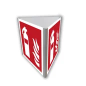 Systemy ekspozycyjne i znaki informacyjne - BF801 GAŚNICA (3D DOŚCIENNY), PN - PŁYTA PCV 1MM; (200X200MM) - miniaturka - grafika 1