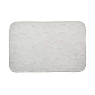Mata Antypoślizgowa biała DYWANIK Łazienka 40x60 cm - Dywaniki łazienkowe - miniaturka - grafika 1