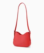 Torebki damskie - PUCCINI Torebka damska trapezowa czerwona - miniaturka - grafika 1