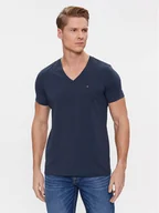 Koszulki męskie - Tommy Jeans T-Shirt DM0DM04410 Granatowy Regular Fit - miniaturka - grafika 1