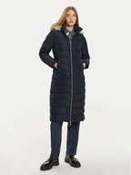 Kurtki damskie - Tommy Hilfiger Kurtka puchowa Heritage WW0WW43601 Granatowy Regular Fit - miniaturka - grafika 1