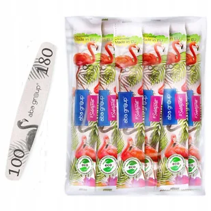 Aba, Group, Pilnik do Paznokci Elipsa 100/180 Slim Bezpieczny Pakiet Zestaw 25szt. - Akcesoria do paznokci - miniaturka - grafika 1