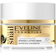 Kremy do twarzy - Eveline Royal Snail 50+ Silnie liftingujący skoncentrowany krem do twarzy na dzień i noc 50 ml - miniaturka - grafika 1