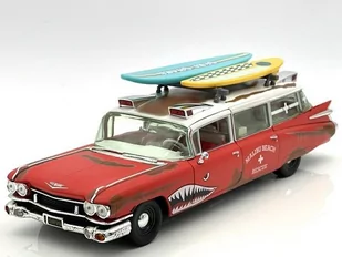 Ertl Cadillac Eldorado Ambulance Surf Shark  1:18 Aw312 - Samochody i pojazdy dla dzieci - miniaturka - grafika 1
