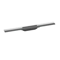 Odpływy liniowe - Hansgrohe RainDrain Flex Odpływ liniowy 80 cm chrom + uBox Universal Zestaw podstawowy do odpływu liniowego montaż płaski 56044000+01000180 - miniaturka - grafika 1