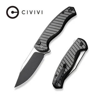 Nóż składany Civivi Stormhowl Black Aluminum, Black Stonewashed/Satin Nitro-V (C23040B-1) - Noże - miniaturka - grafika 1