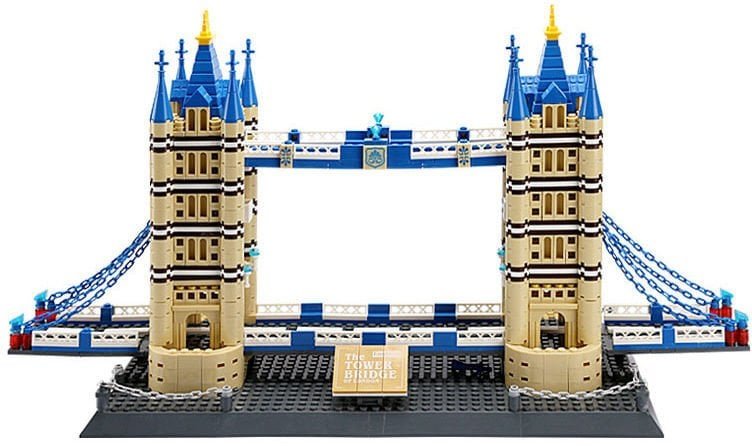 Coil klocki konstrukcyjne most tower bridge anglia