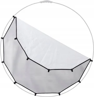 Manfrotto Manfrotto reflector cover HaloCompact Plus 98cm, silver/white - Inne akcesoria studyjne - miniaturka - grafika 1