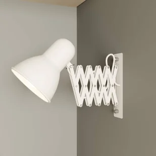 Lampa ścienna Harmony z ramieniem nożycowym, biała - Lampy ścienne - miniaturka - grafika 5