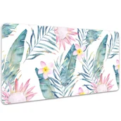 Podkładki na biurko - Podkładka na biurko Jasnoróżowe kwiaty 100x50 cm, Dywanomat - miniaturka - grafika 1