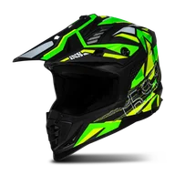 Kaski motocyklowe - Kask Cross iXS iXS363 2.0 Czarny Matowy/Żółty Fluorescencyjny/Zielony FluorescencyjnyL - miniaturka - grafika 1