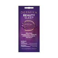 Maseczki do twarzy - Dermika Beauty Sleep odświeżająco-kojąca żelowa maseczka piękności 10ml - miniaturka - grafika 1