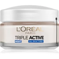 Kremy do twarzy - L'Oréal Paris Triple Active Hydrating Night krem nawilżający  normalnej i Combination Skin 50 ML  noc. Nadaje się do wszystkich typów skóry. 3600522083276 - miniaturka - grafika 1