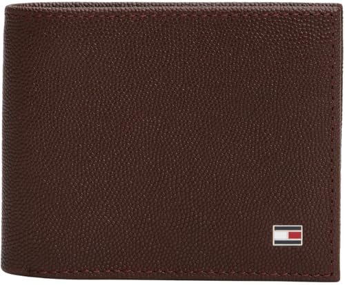 Tommy Hilfiger Męski portfel TH Flag Mini CC AM0AM13518 składany portfel, brązowy (ziarna kawy), OS, Brązowy (ziarna kawy), rozmiar uniwersalny