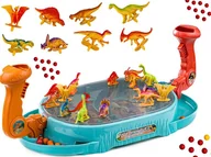 Gry planszowe - GRA zręcznościowa DINO BITWA gra planszowa dla dzieci Walki dinozaurów gry - miniaturka - grafika 1
