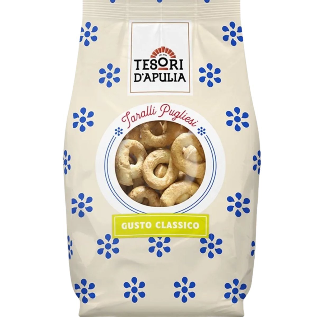 Tesori D'Apulia Taralli Gusto Classico 400g włoskie precelki przekąska