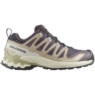 Buty trekkingowe damskie - Damskie buty turystyczne Salomon Xa Pro 3D V9 Gore-Tex Rozmiar butów (UE): 38 / Kolor: beżowy - miniaturka - grafika 1