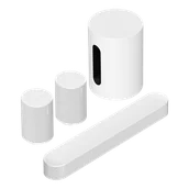 Soundbary - SONOS BEAM (Gen2) + 2x ERA 100 + Sub MINI (komplet/biały) - miniaturka - grafika 1